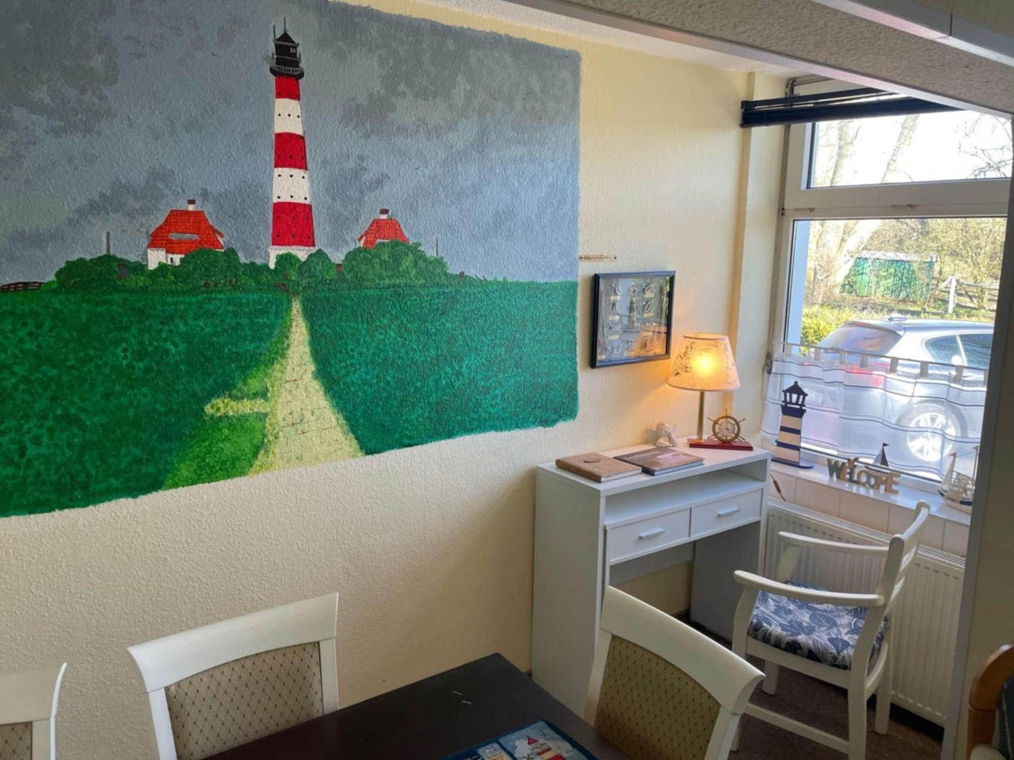 Ferien Wohnung -Leuchtturm Oldenswort ภายนอก รูปภาพ